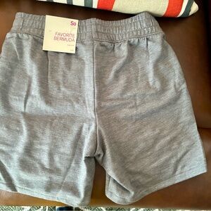 NEW SO Gray Kids Bermuda Shorts